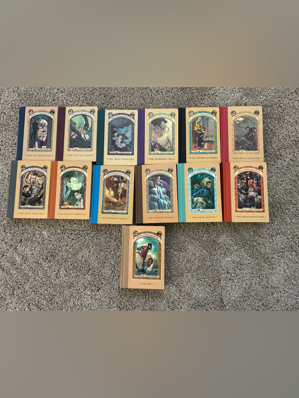 A Series of Unfortunate Events complete series. Hardcover.